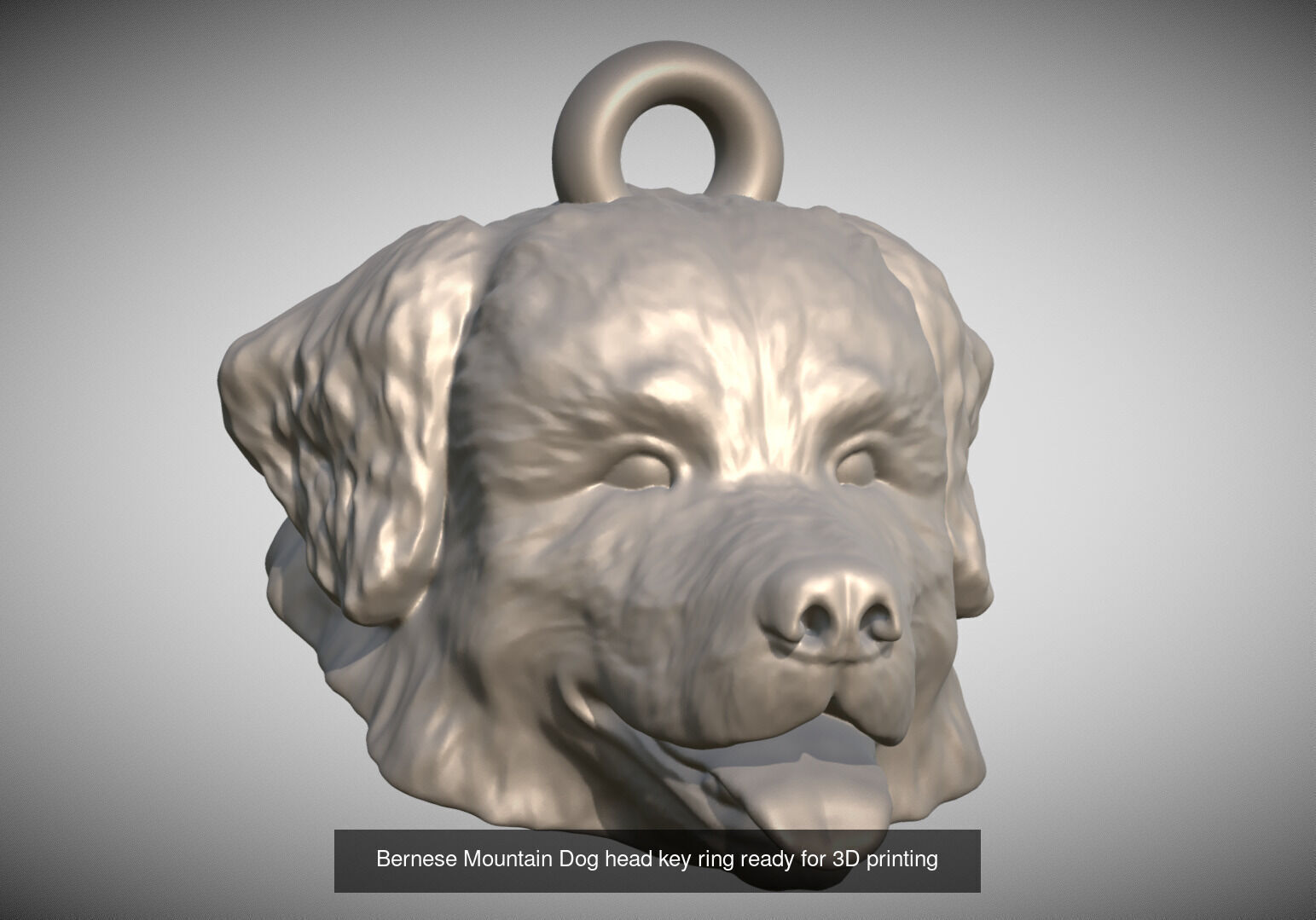 Key rings collection of dogs for 3D printing _7