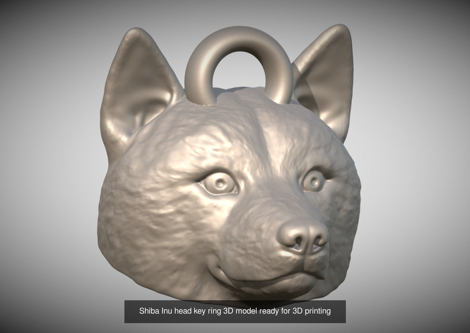 Key rings collection of dogs for 3D printing _17