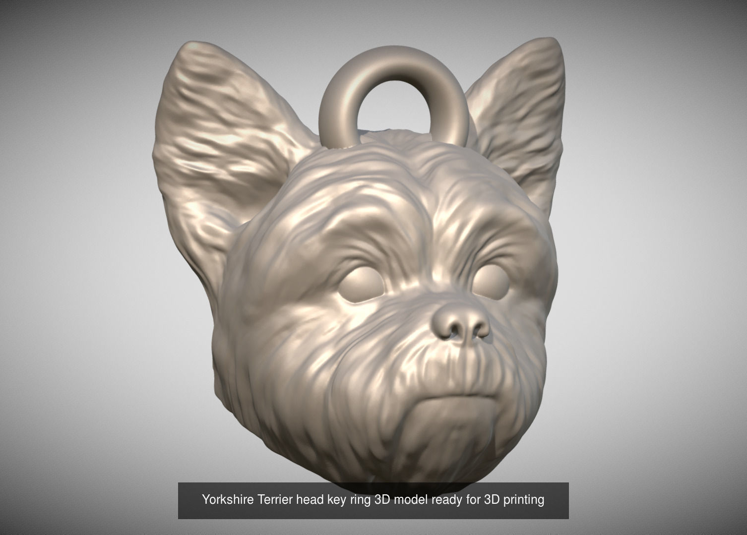 Key rings collection of dogs for 3D printing _33