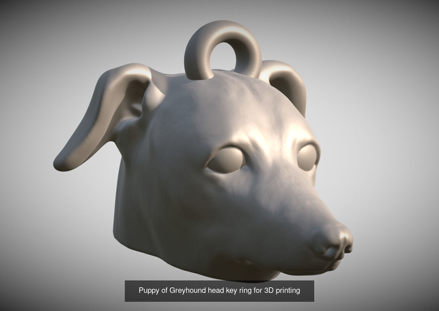 Key rings collection of dogs for 3D printing _40