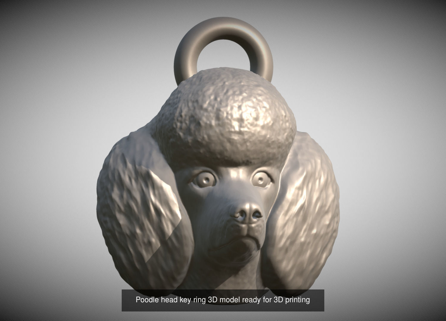 Key rings collection of dogs for 3D printing _29