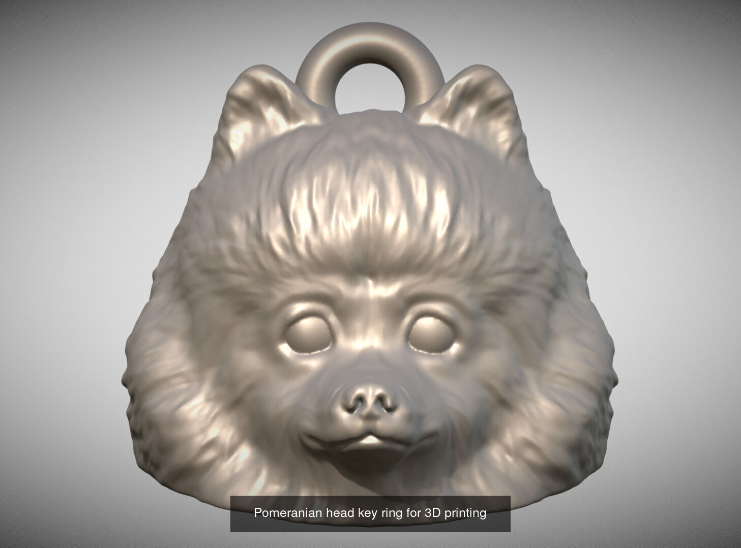 Key rings collection of dogs for 3D printing _24