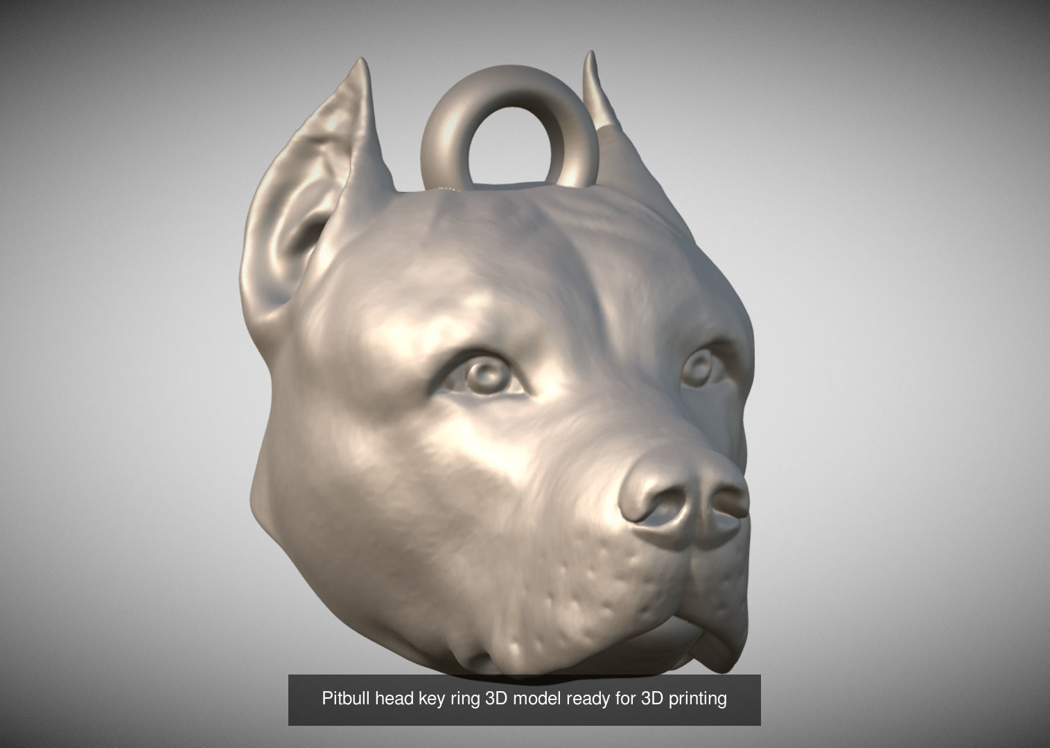 Key rings collection of dogs for 3D printing _11