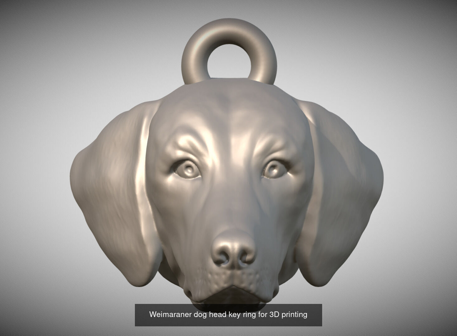 Key rings collection of dogs for 3D printing _32
