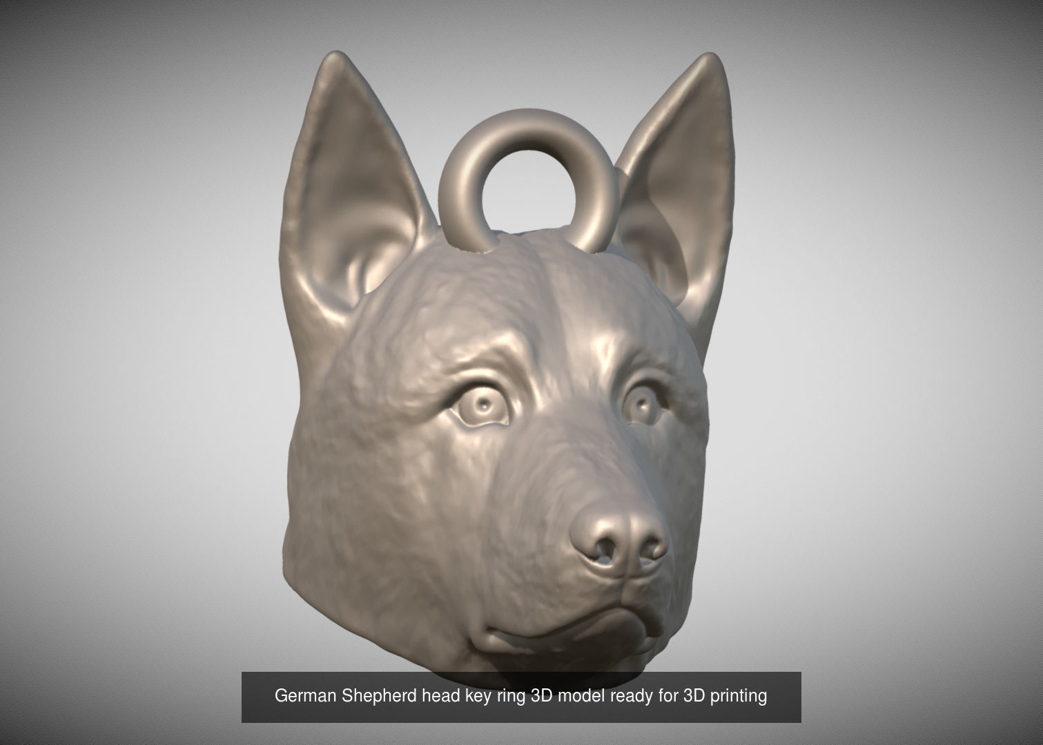 Key rings collection of dogs for 3D printing _27