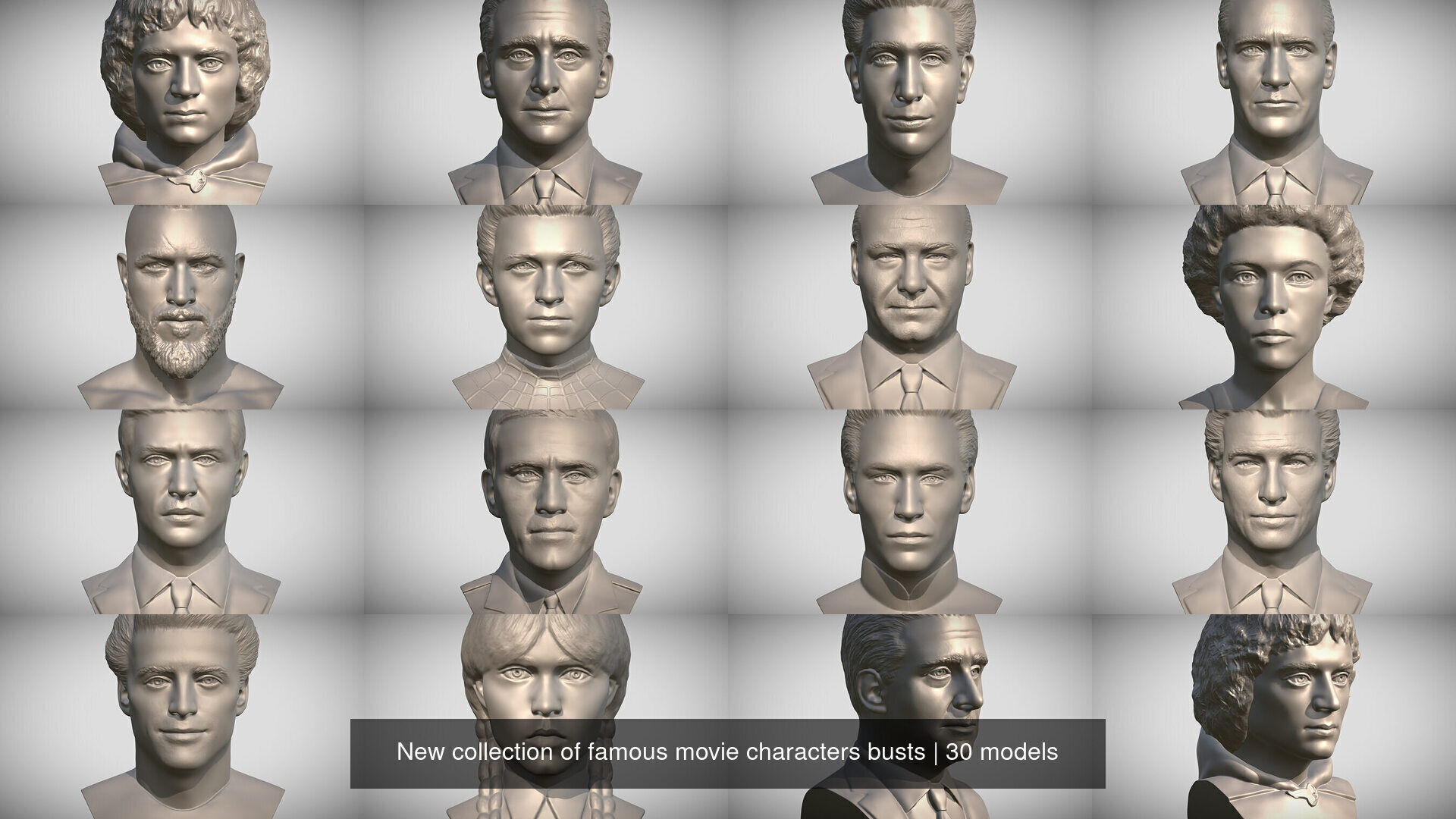 New collection of famous movie characters busts _2