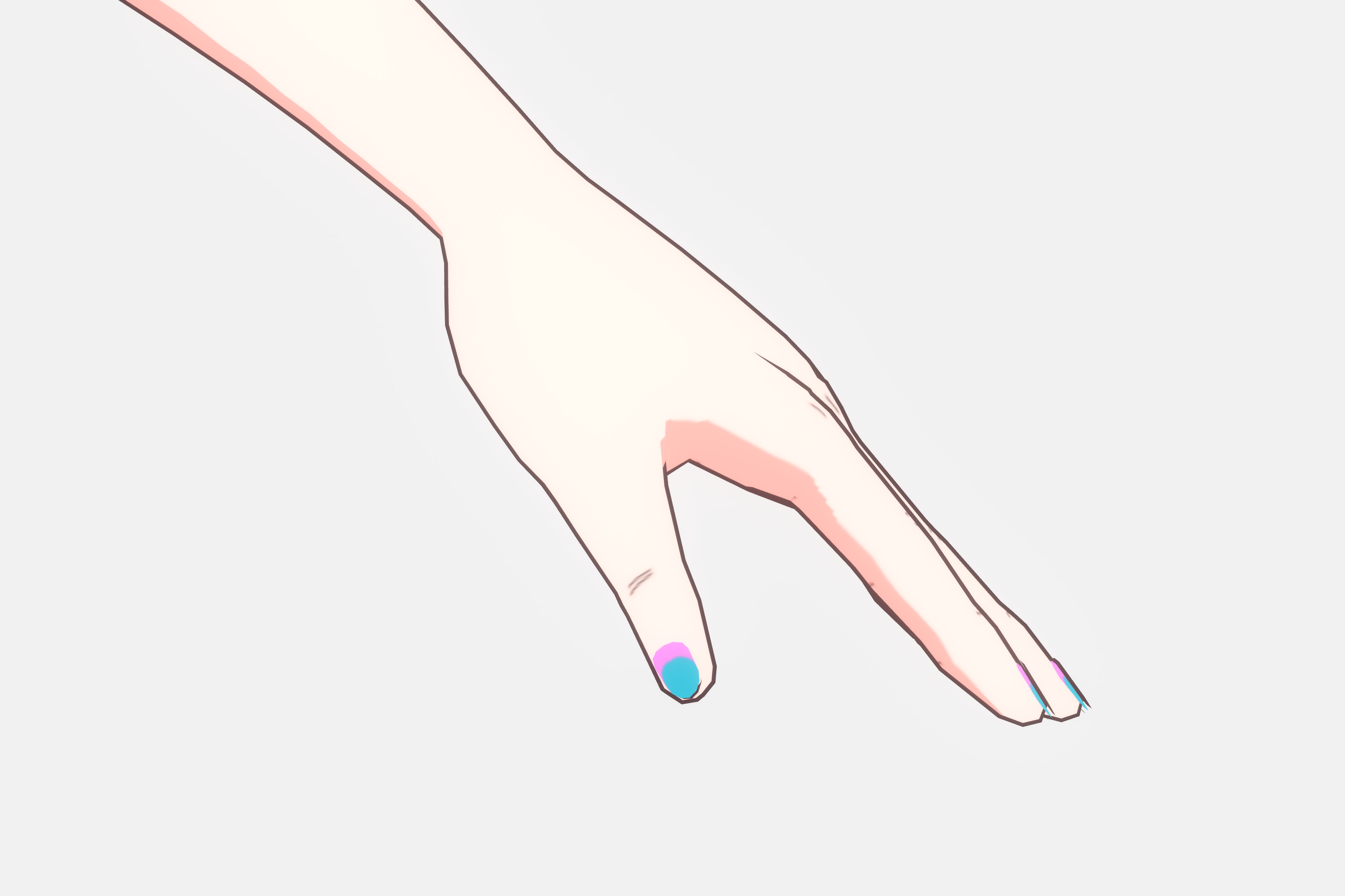 Anime Girl VRM Model 02 Nikki 3D model_12