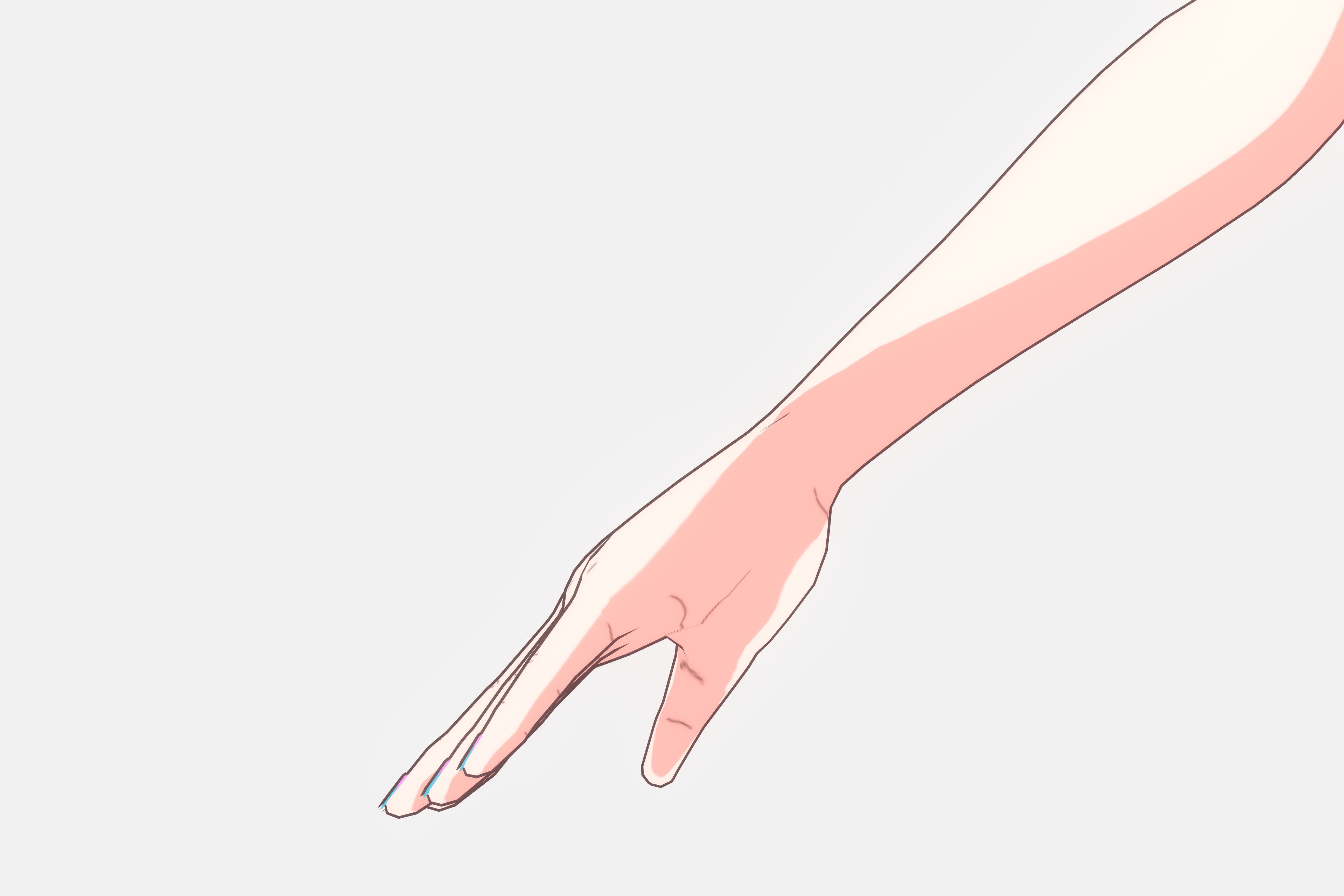 Anime Girl VRM Model 02 Nikki 3D model_14