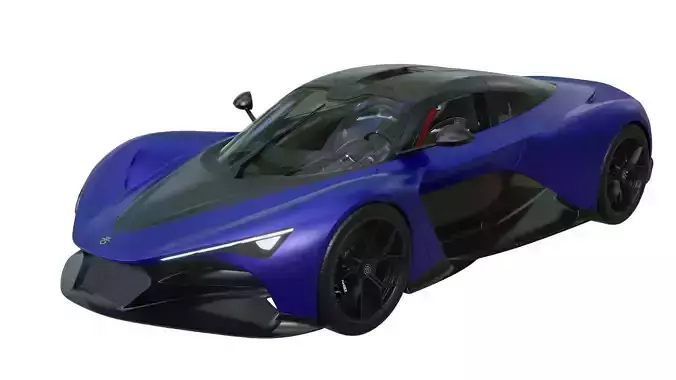 Zenvo Aurora 2024 Low-poly 3D model