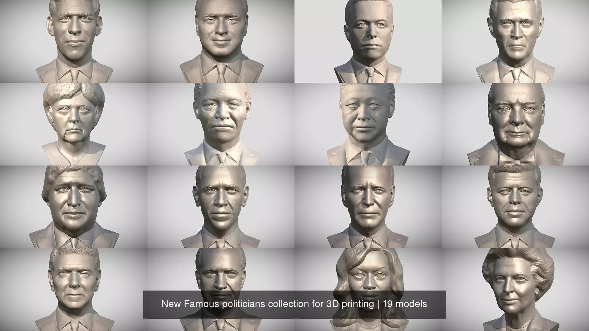 New Famous politicians collection for 3D printing _0