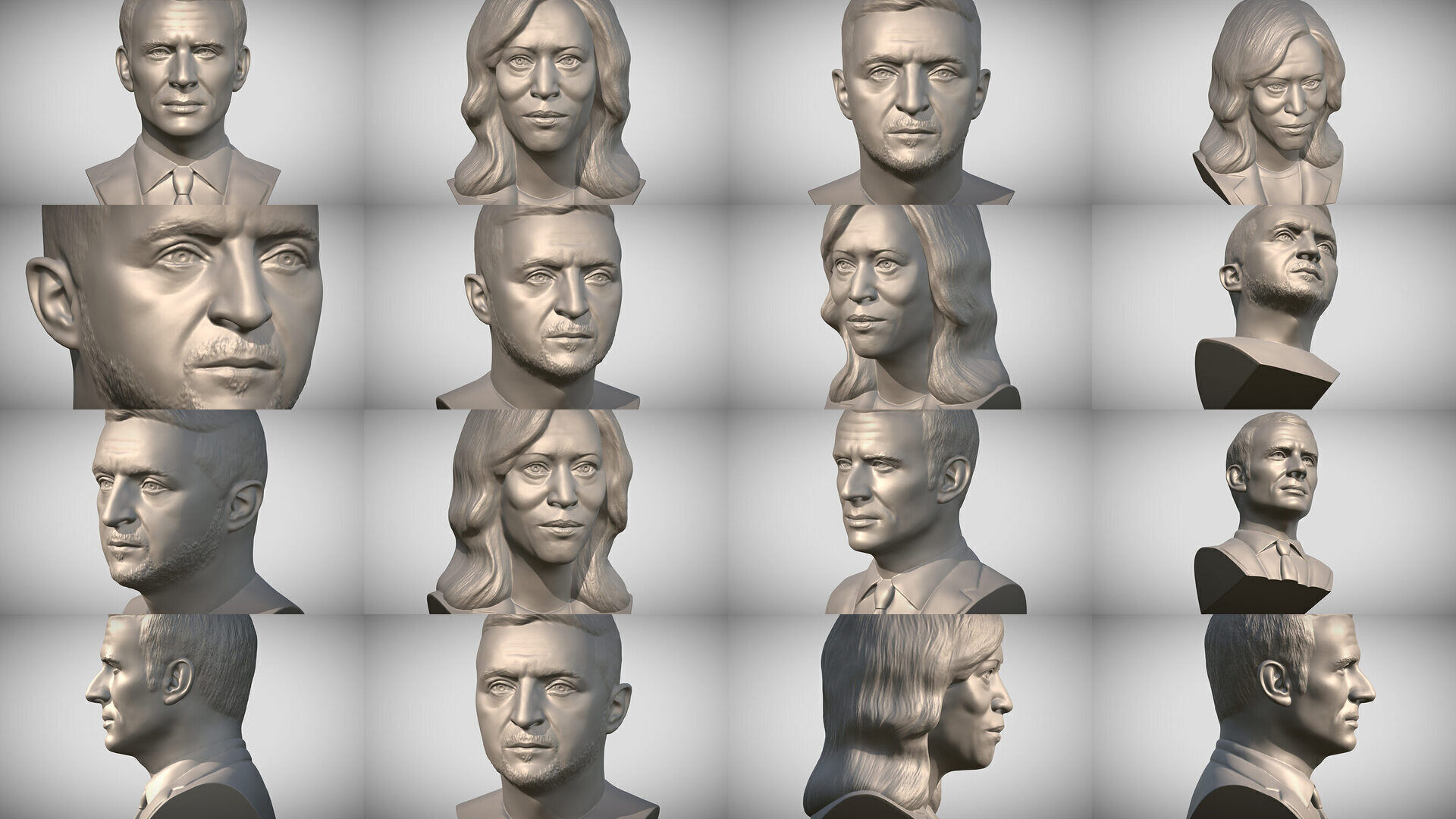 New Famous politicians collection for 3D printing _1