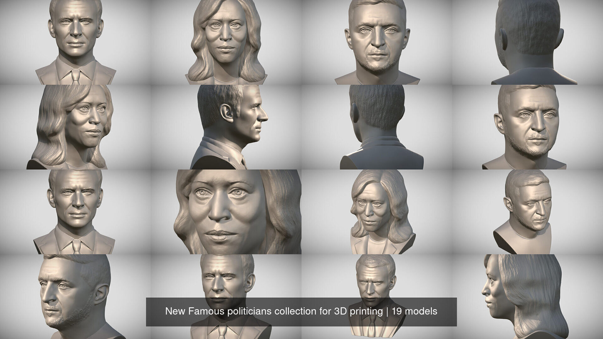New Famous politicians collection for 3D printing _2
