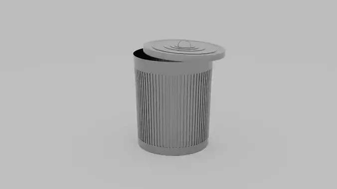 clean trash can 