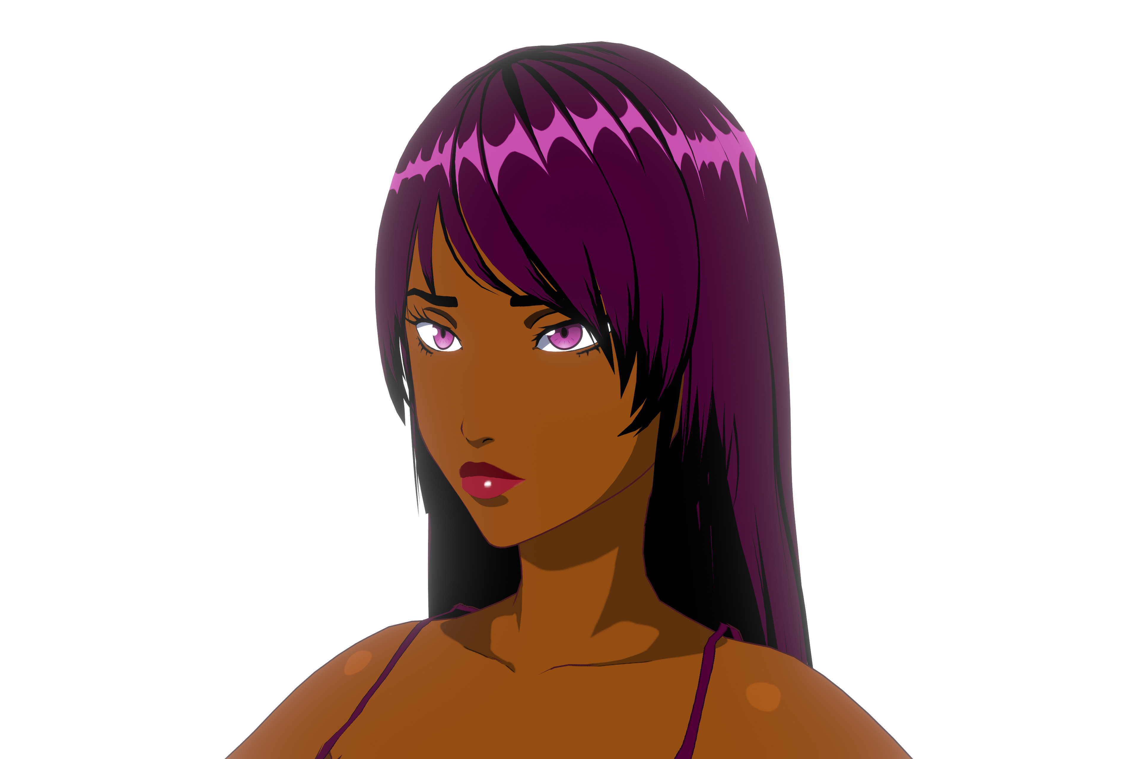 Anime Girl VRM Model 01 Alicia 3D model_2