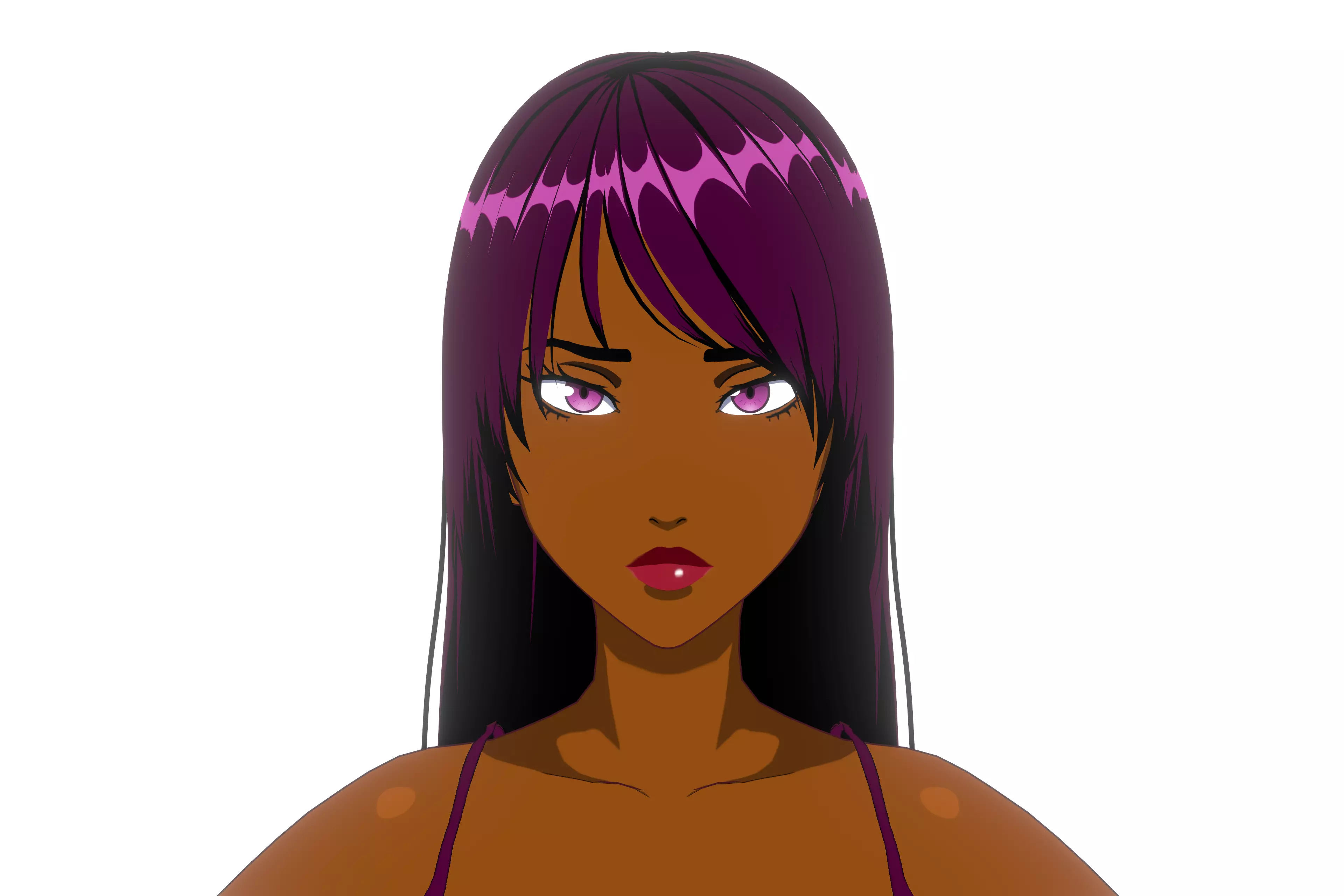 Anime Girl VRM Model 01 Alicia 3D model_0