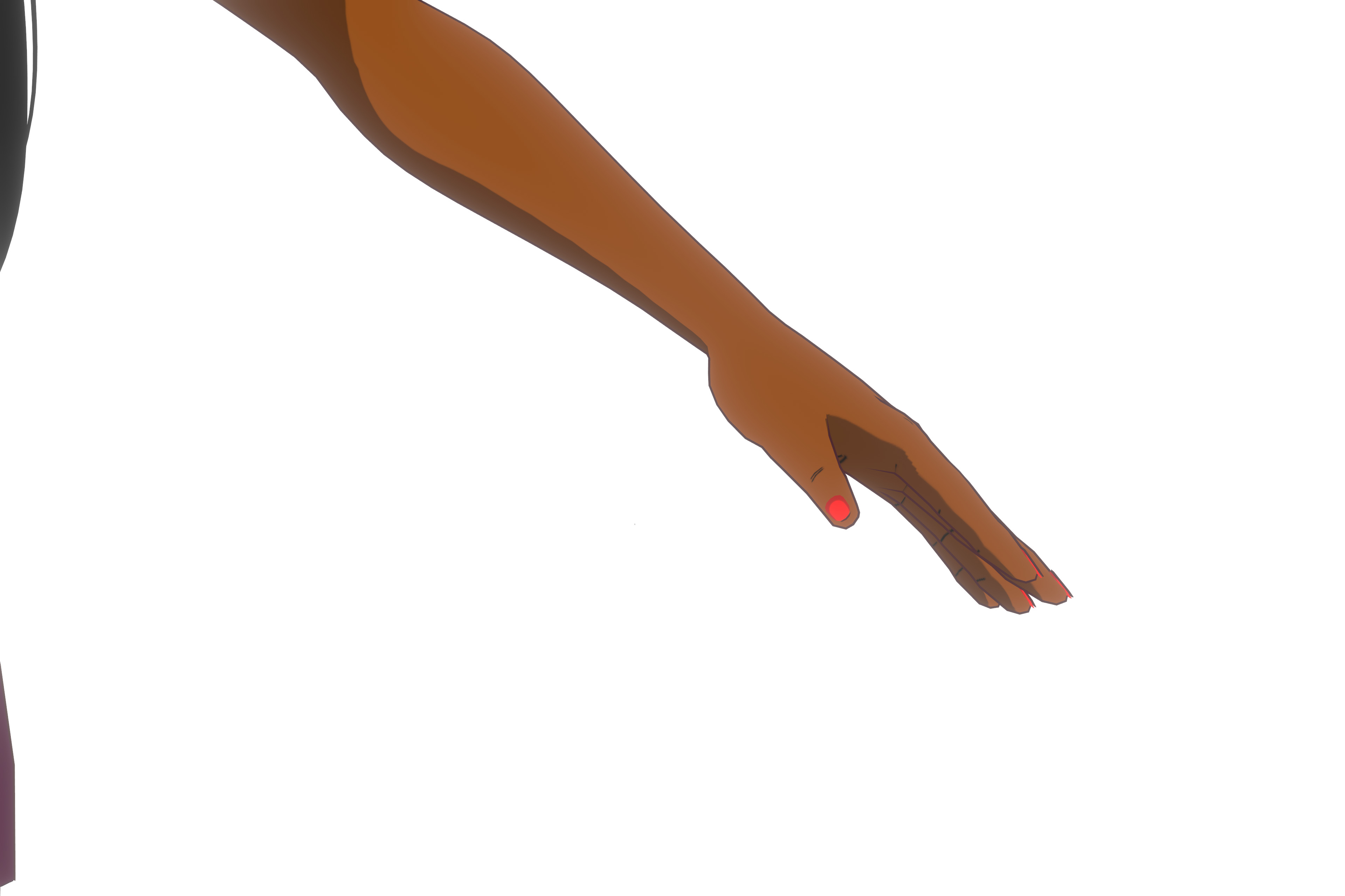 Anime Girl VRM Model 01 Alicia 3D model_16