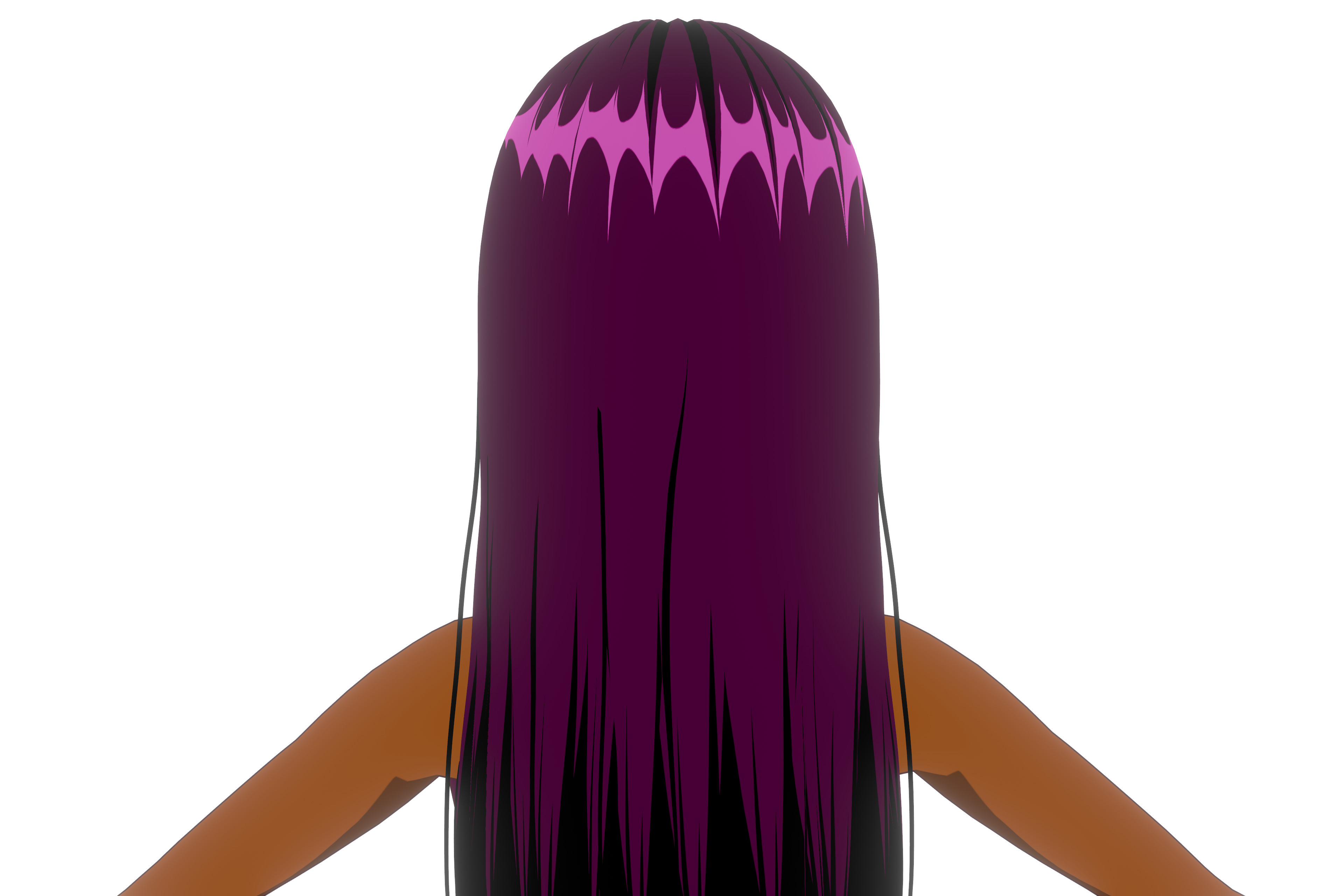 Anime Girl VRM Model 01 Alicia 3D model_5