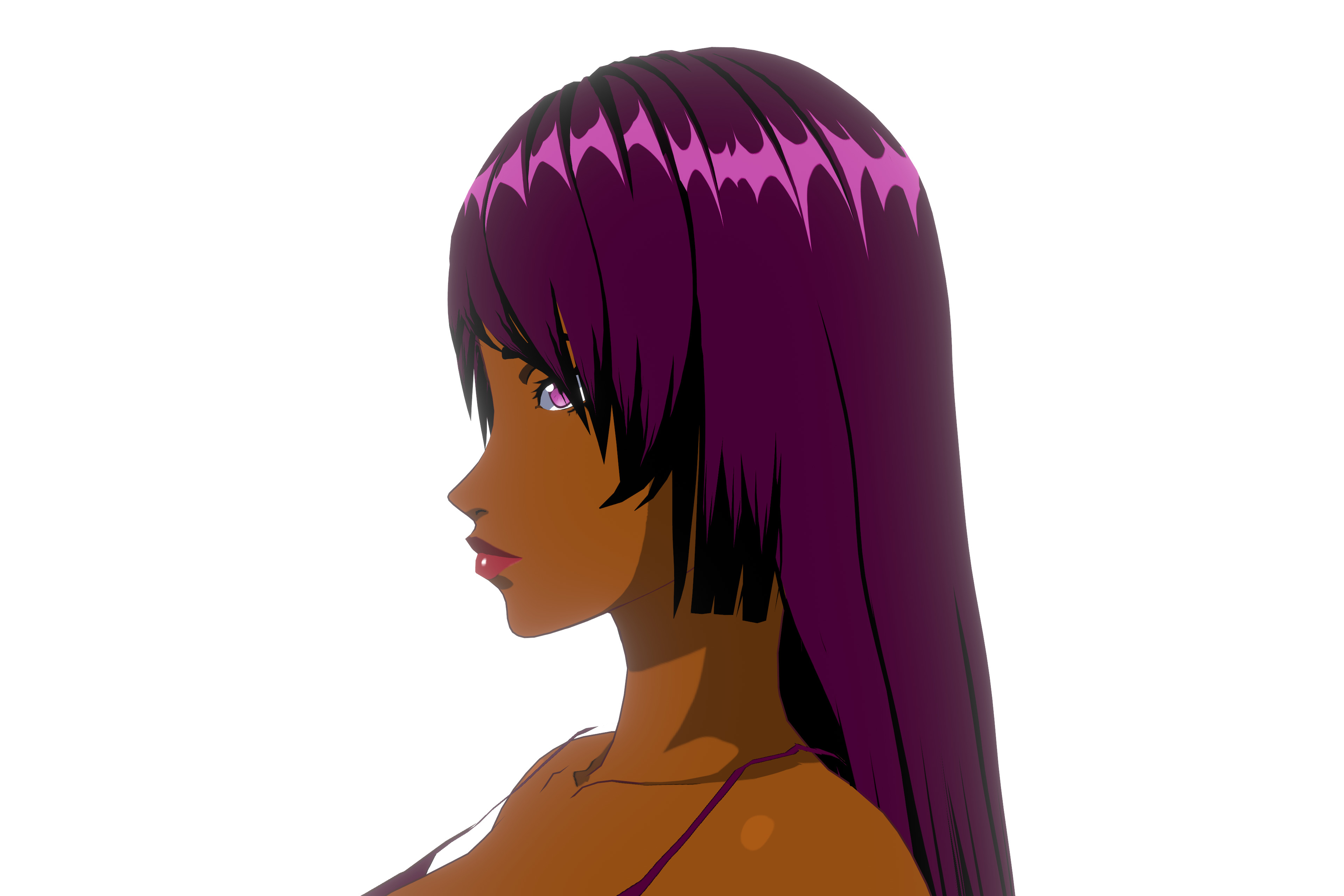 Anime Girl VRM Model 01 Alicia 3D model_3