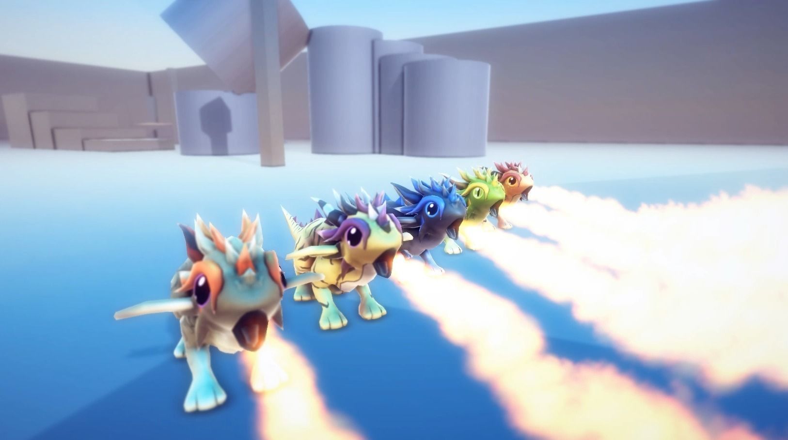 Little Dragons Tiger Low-poly 3D model_10