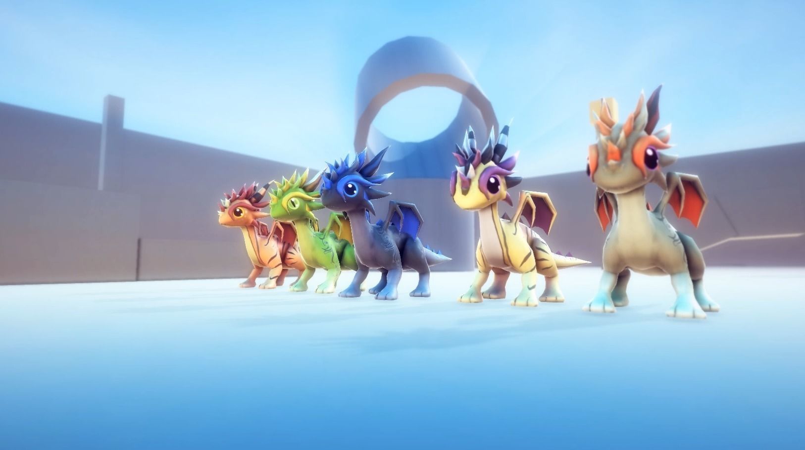 Little Dragons Tiger Low-poly 3D model_16