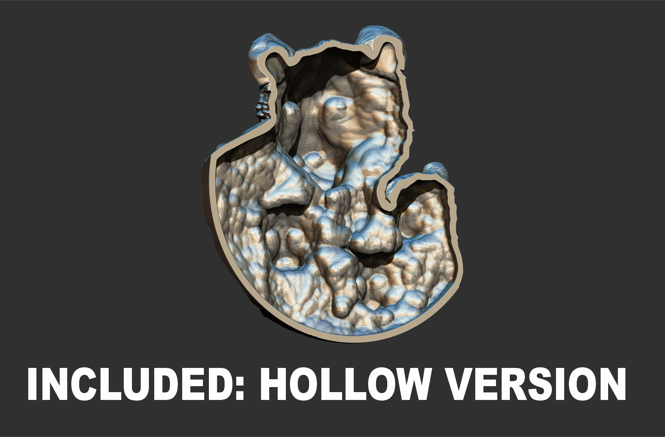 Lion Family  3D print model_3