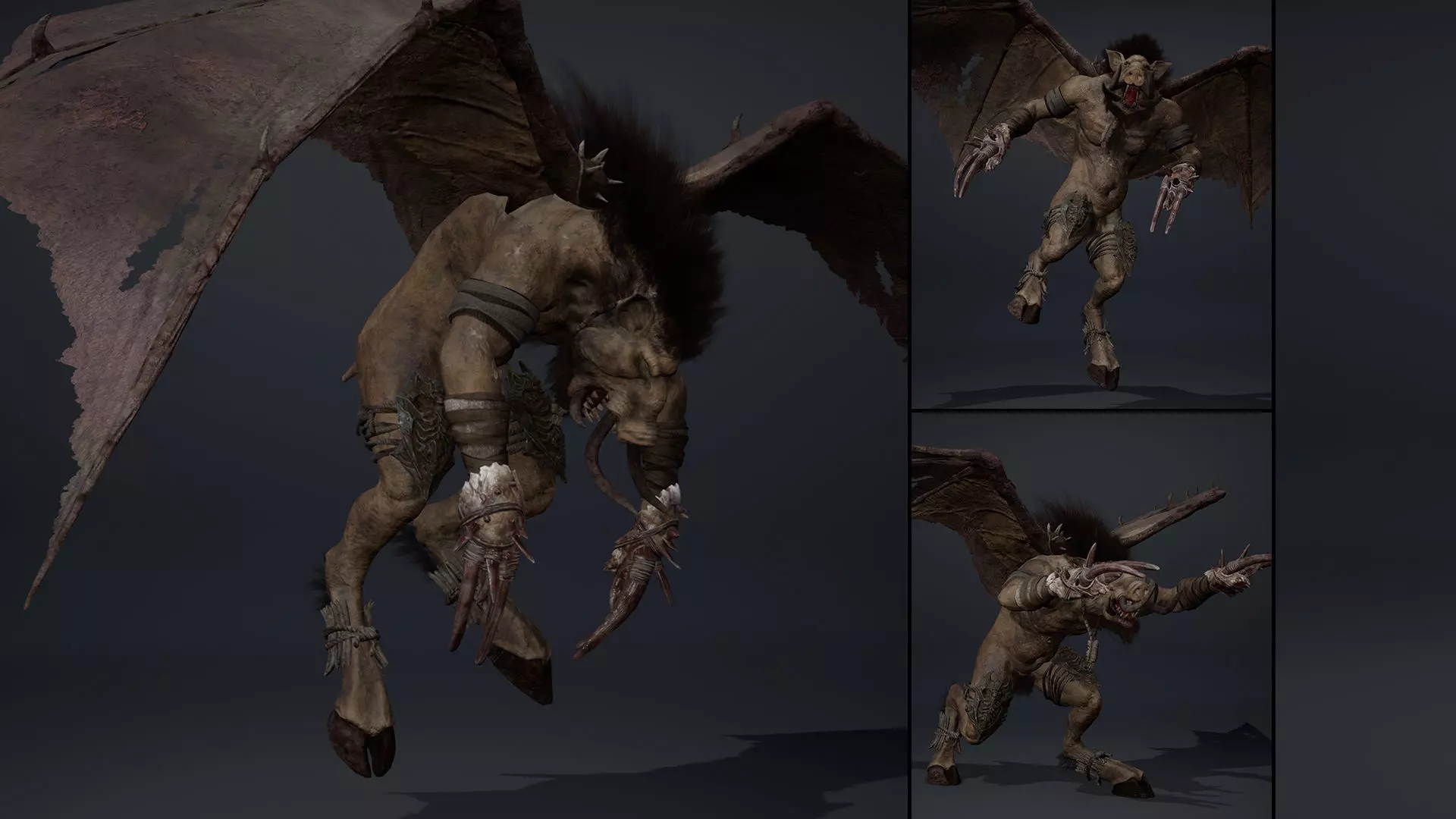 Thunderstorm Fatty Brutal Low-poly 3D model