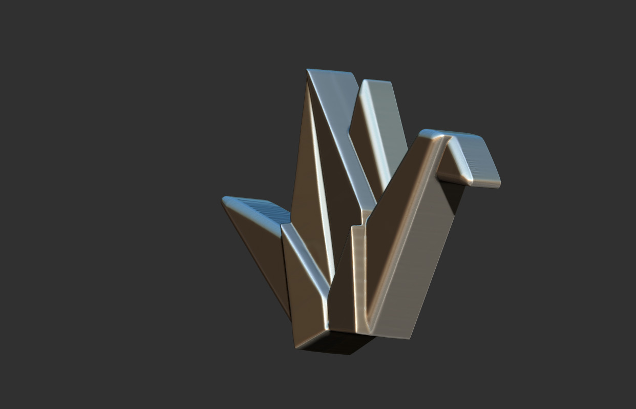 Tsuru Relief  3D print model_4