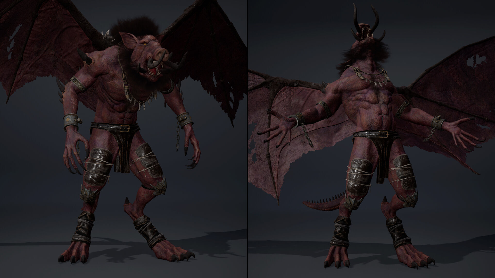 Thunderstorm Spicky Brutal Low-poly 3D model_18