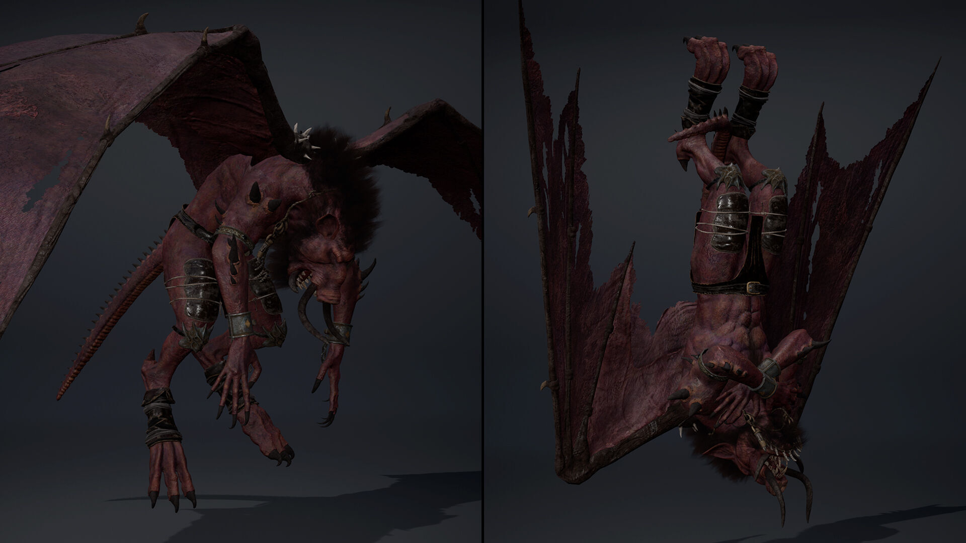 Thunderstorm Spicky Brutal Low-poly 3D model_16