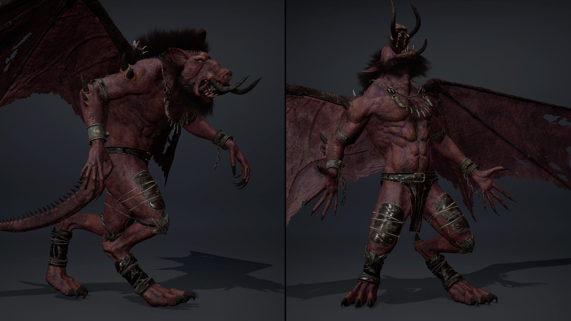 Thunderstorm Spicky Brutal Low-poly 3D model_17