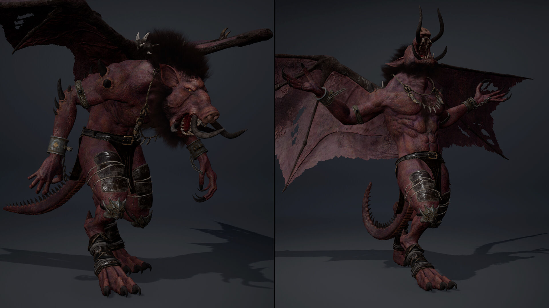 Thunderstorm Spicky Brutal Low-poly 3D model_21