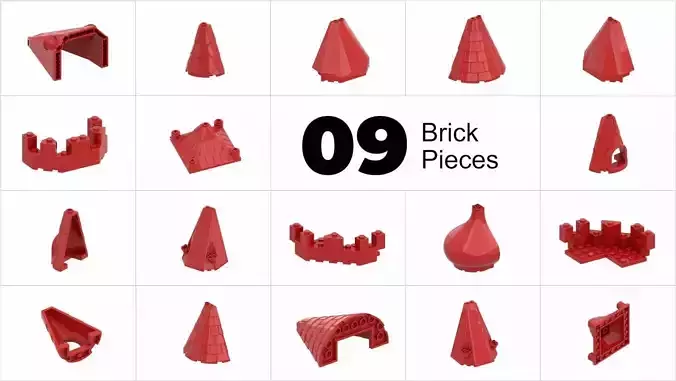 TwindBricks3D - 09 Building Roof collection