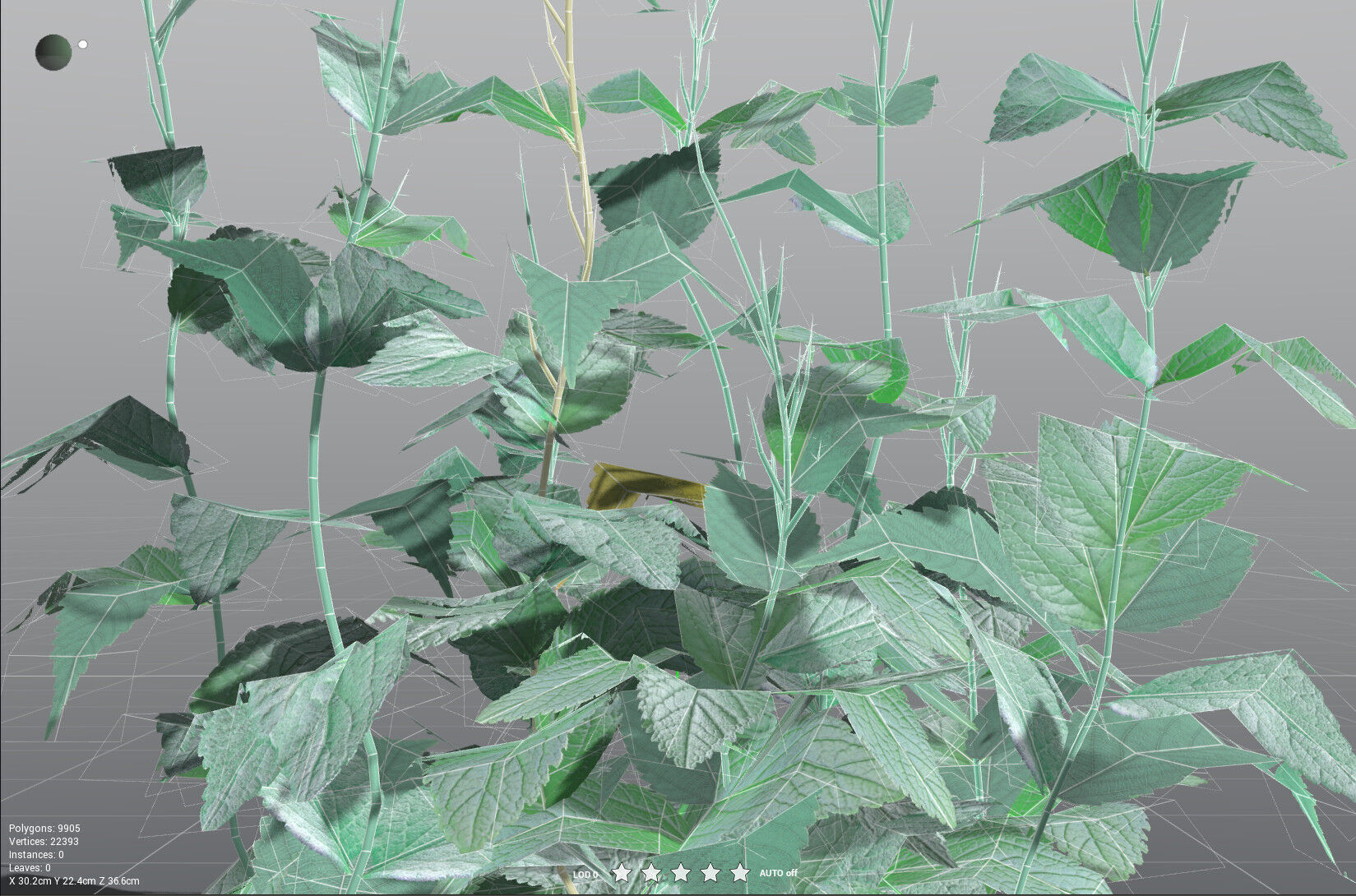 EVERYPlant Dog Mercury LowPoly Low-poly 3D model_37