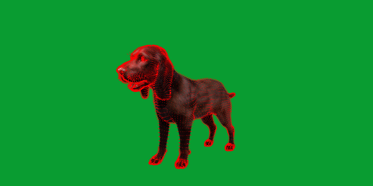 Field Spaniel Dog Low-poly 3D model_22