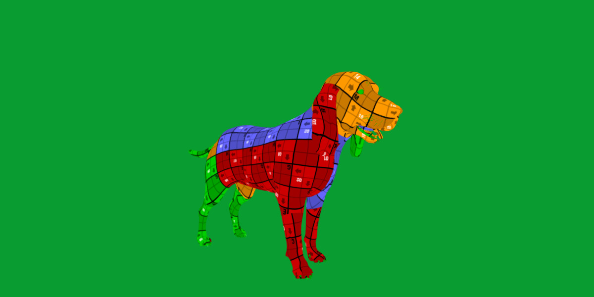 Field Spaniel Dog Low-poly 3D model_31