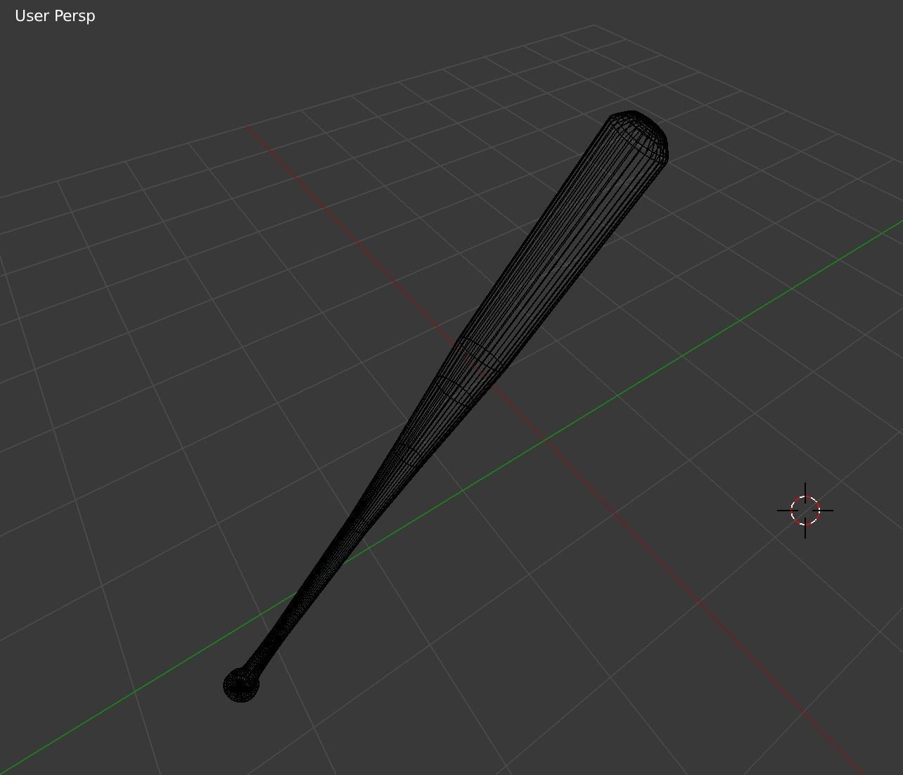 Baseball bat Free 3D model_1