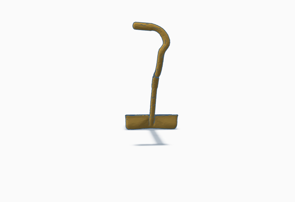 Snow Shovel 3D Model STL OBJ FBX 3D print model_2
