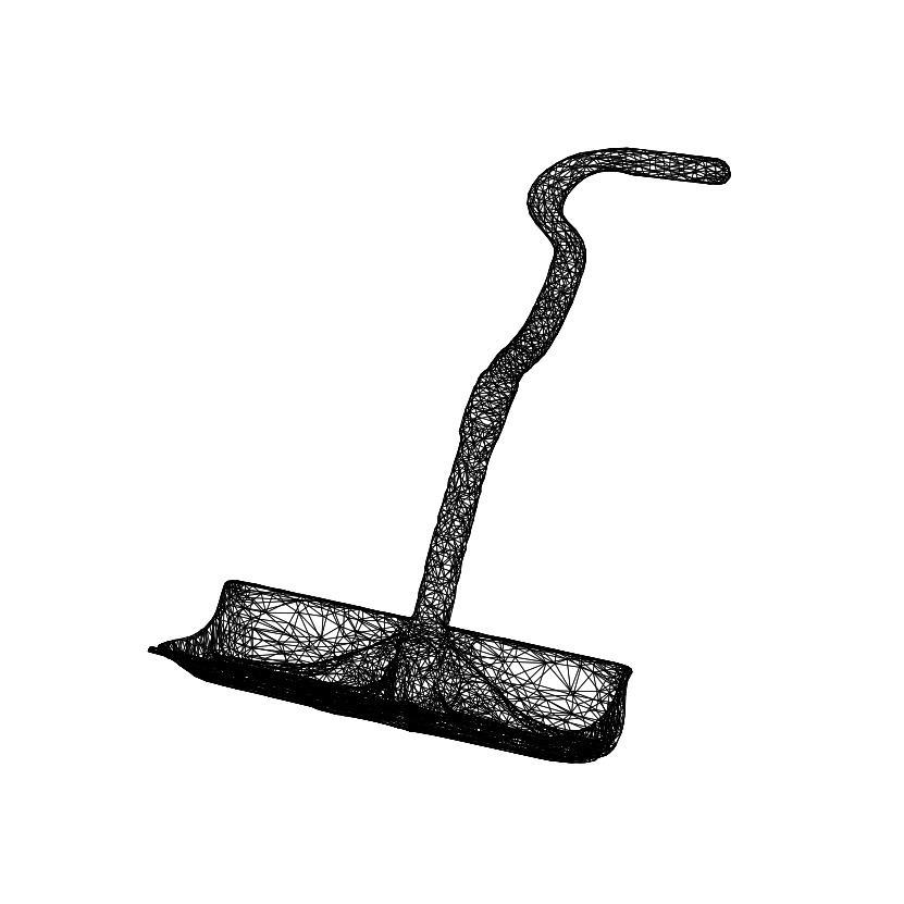 Snow Shovel 3D Model STL OBJ FBX 3D print model_6