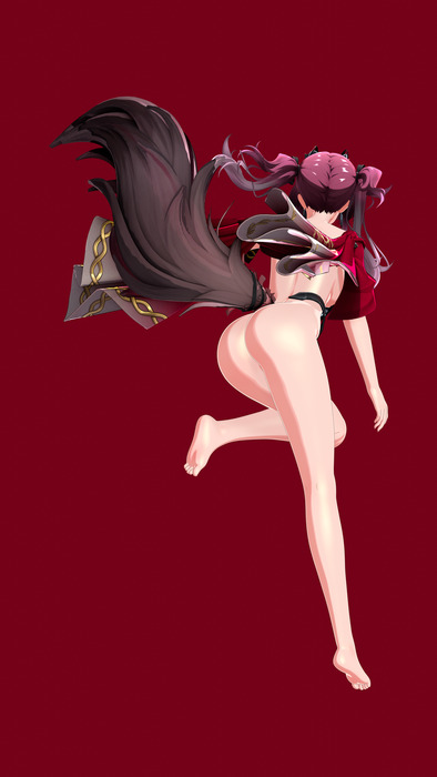 Lupa Silva - Wuthering Waves 3D model_5