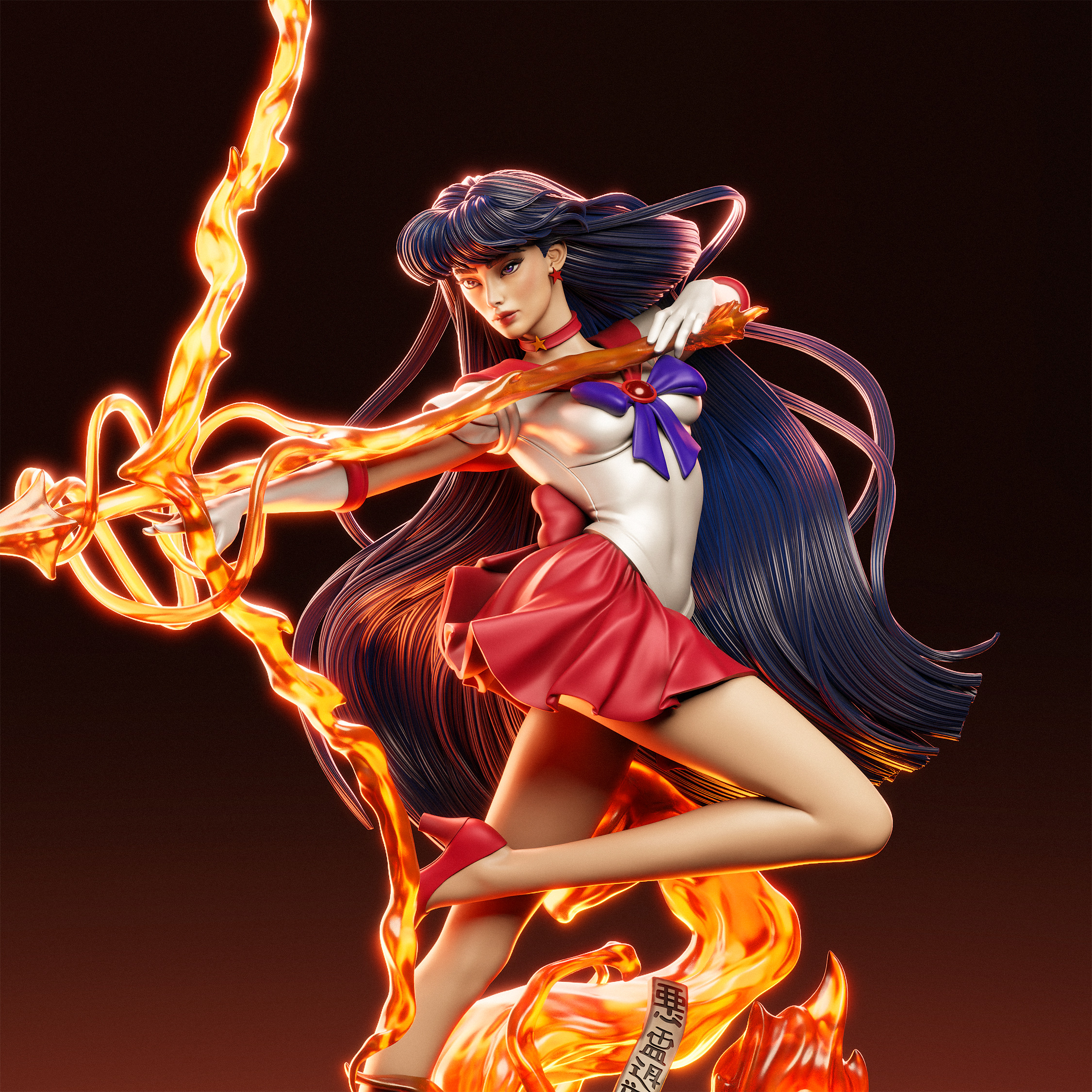 Rei Hino 3D print 3D print model_13