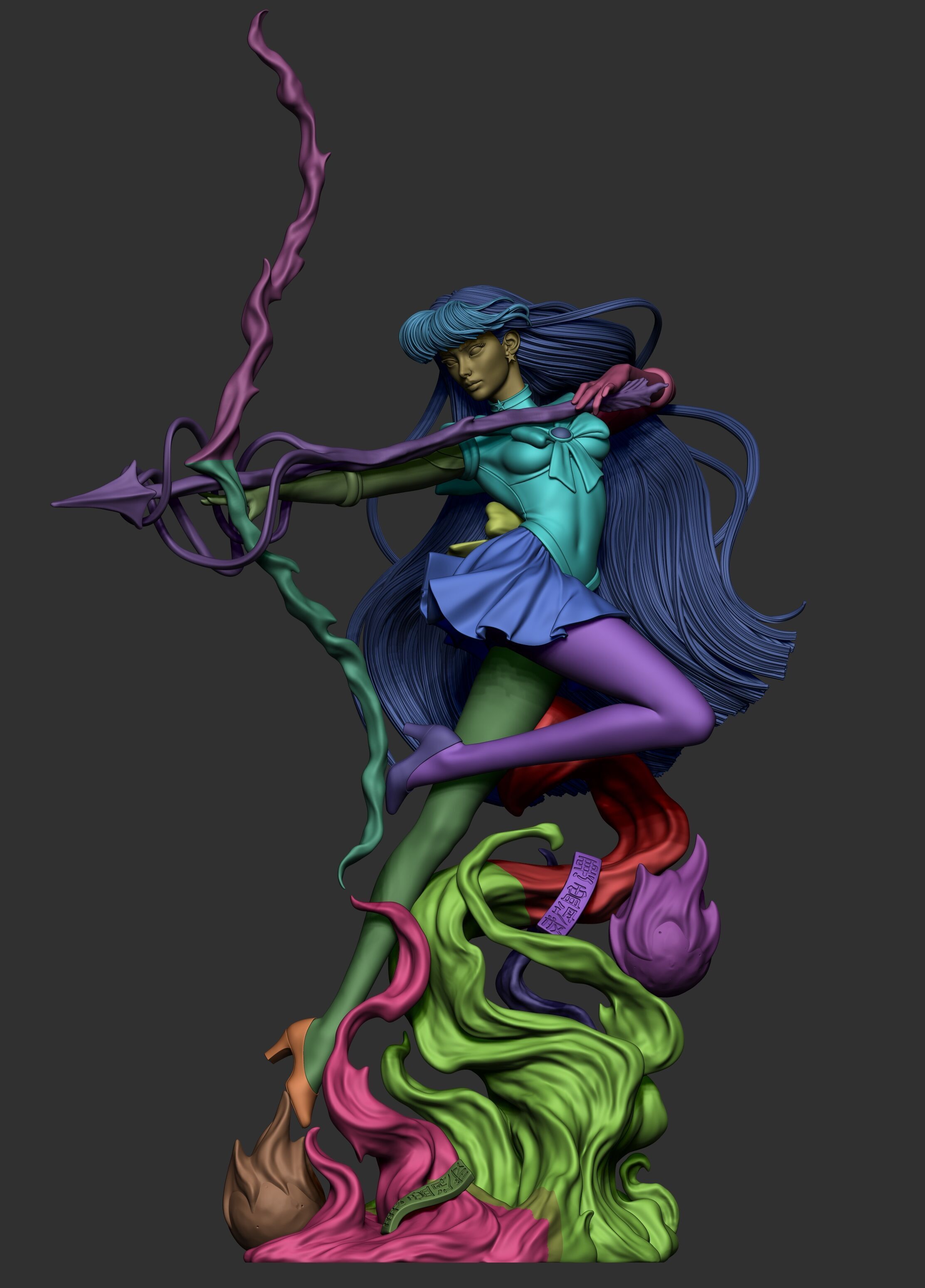 Rei Hino 3D print 3D print model_2