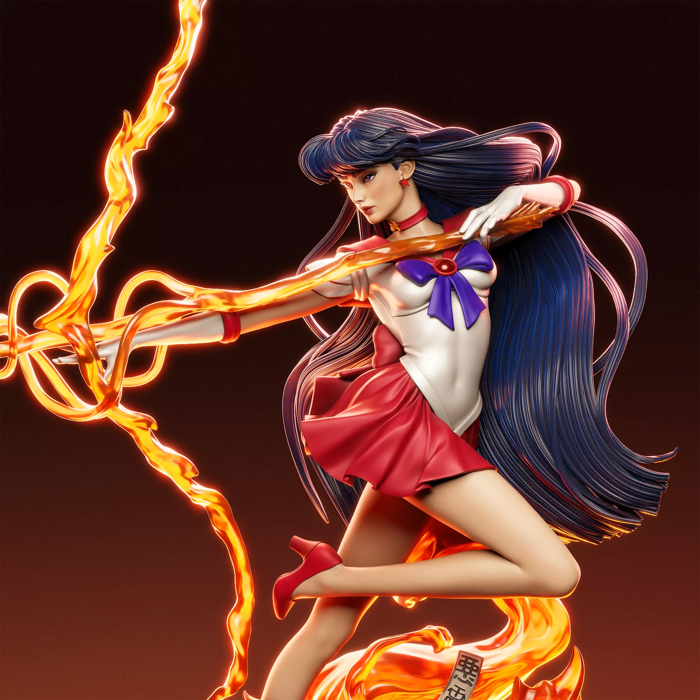 Rei Hino 3D print 3D print model_0