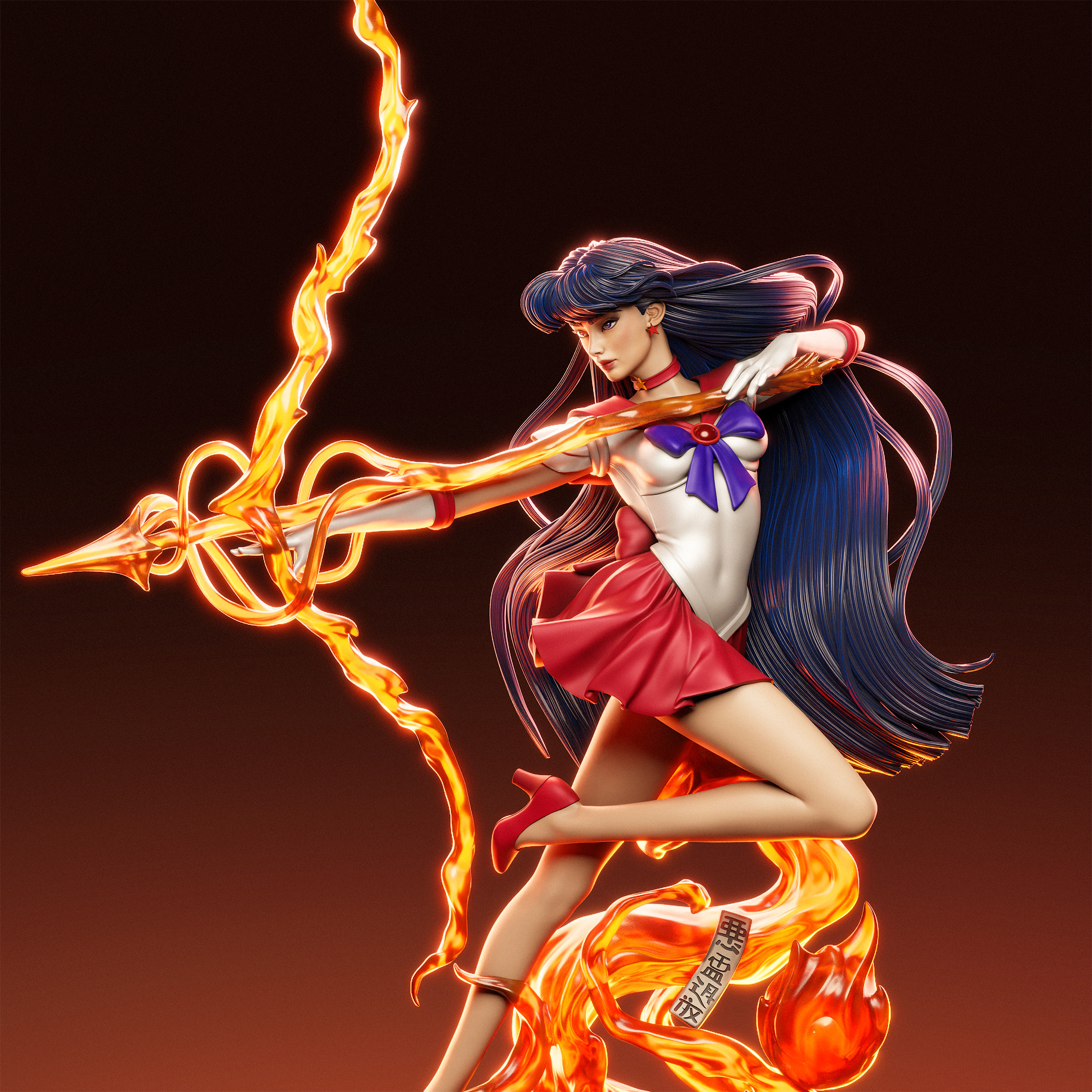 Rei Hino 3D print 3D print model_12