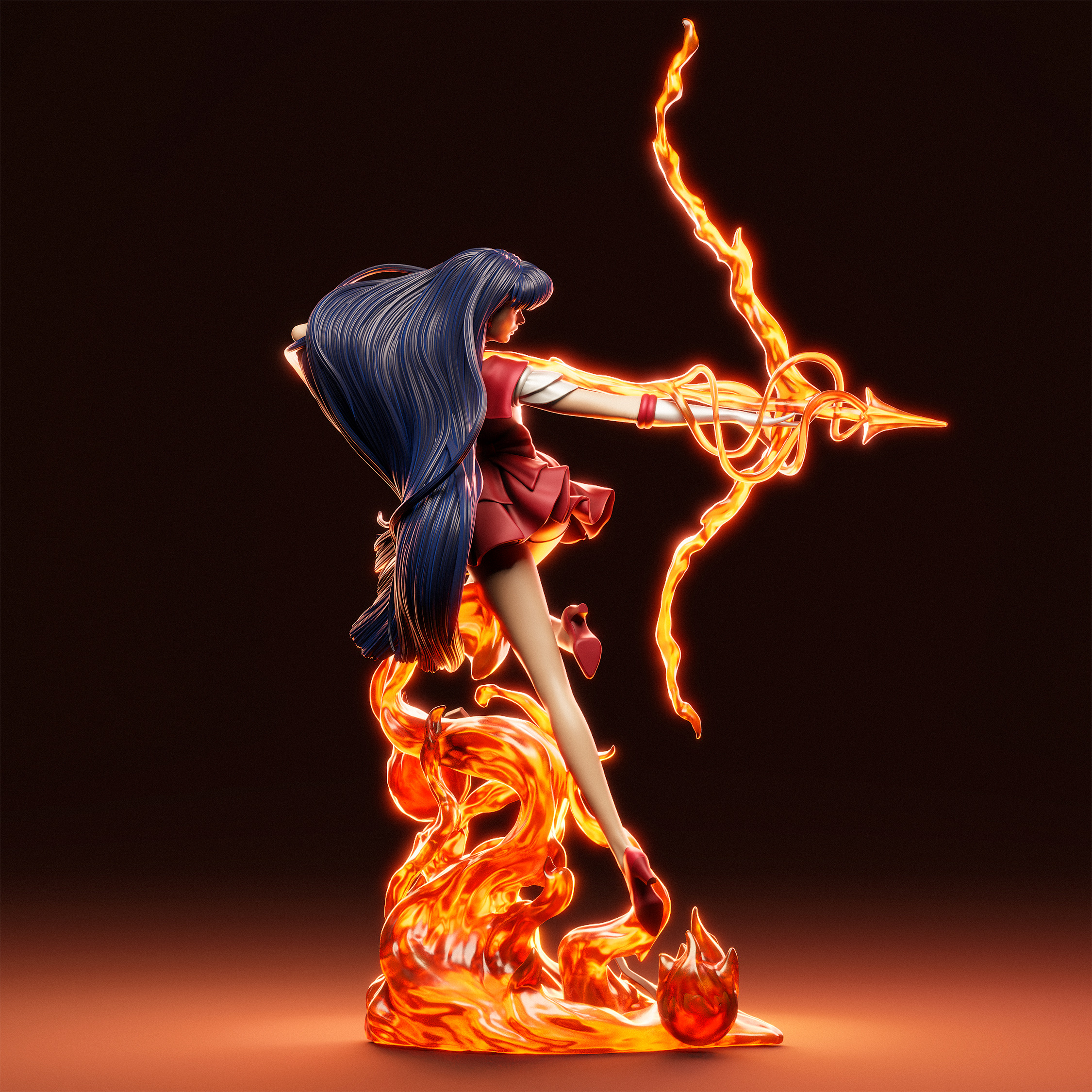 Rei Hino 3D print 3D print model_10