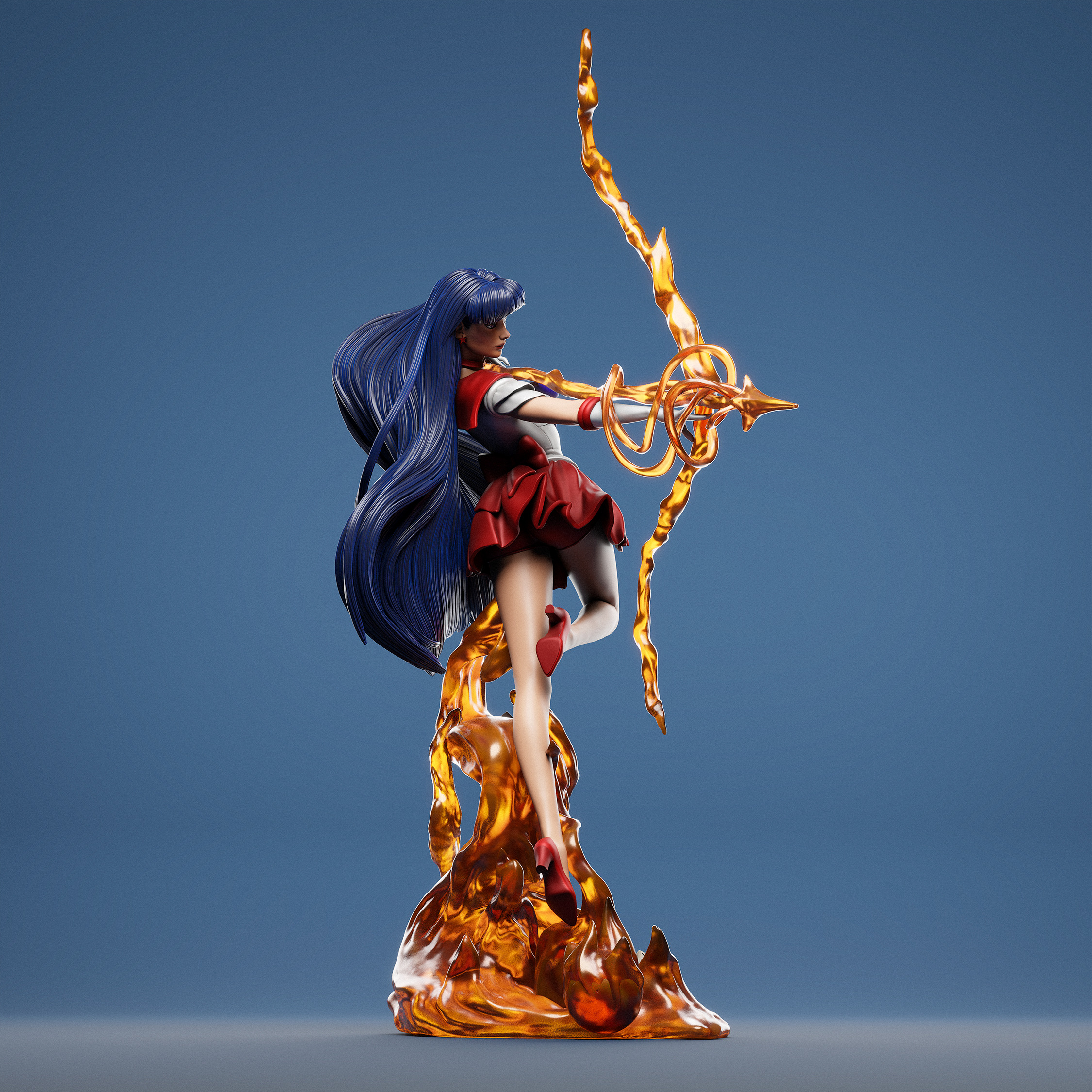 Rei Hino 3D print 3D print model_6