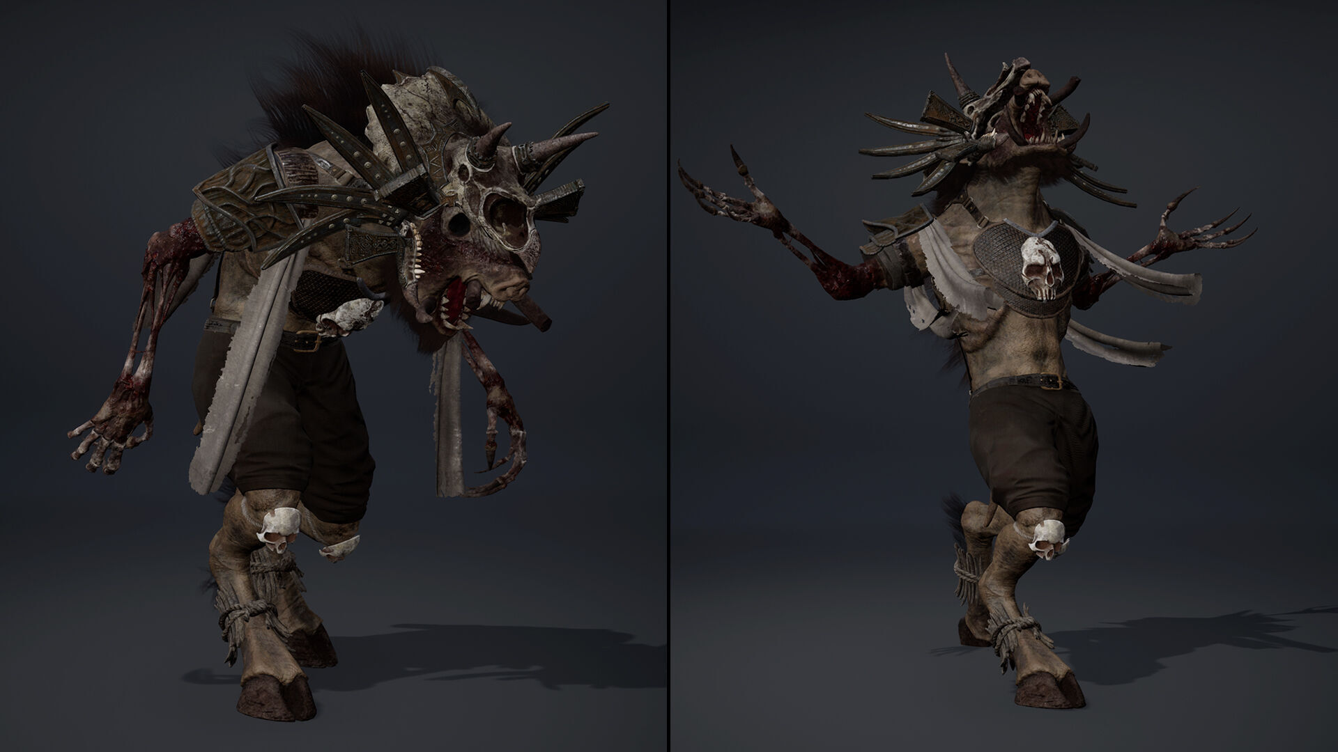 Thunder Mage Damaged Low-poly 3D model_20