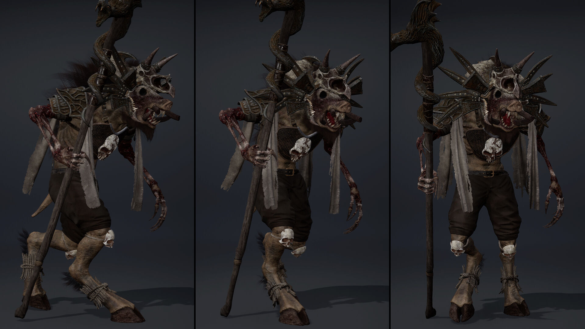 Thunder Mage Damaged Low-poly 3D model_15