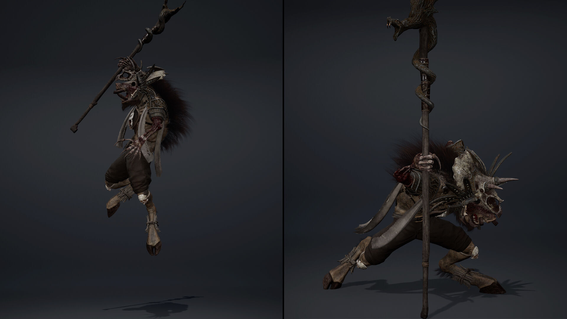 Thunder Mage Damaged Low-poly 3D model_7