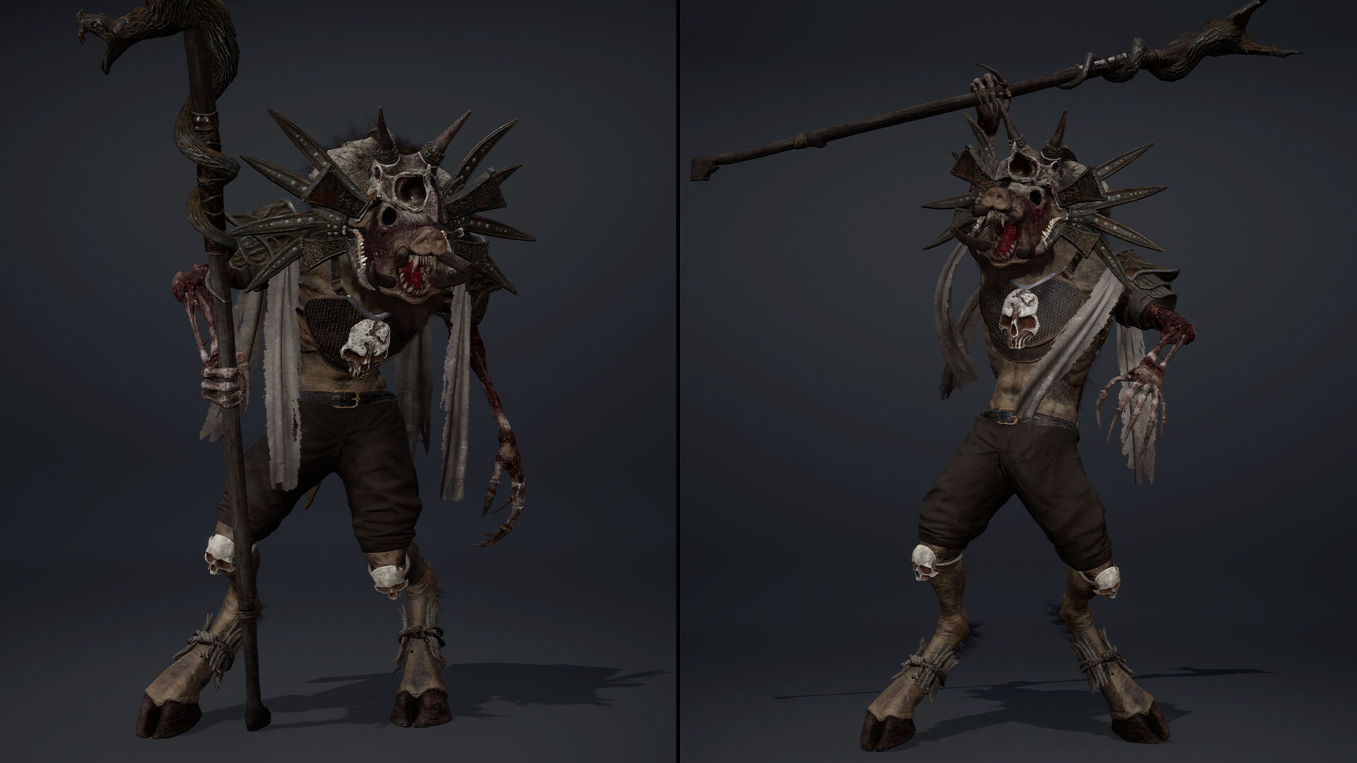 Thunder Mage Damaged Low-poly 3D model_9