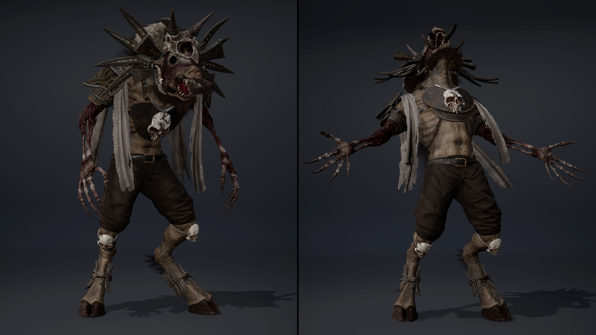 Thunder Mage Damaged Low-poly 3D model_10